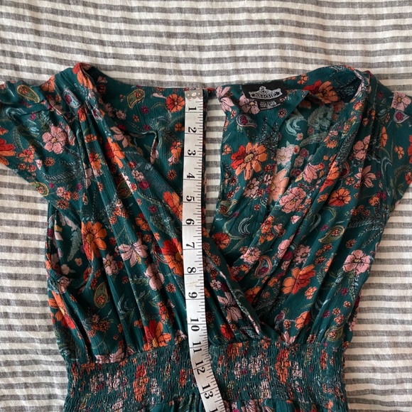 Angie - Asymmetrical Floral Dress - M - Picture 6 of 13